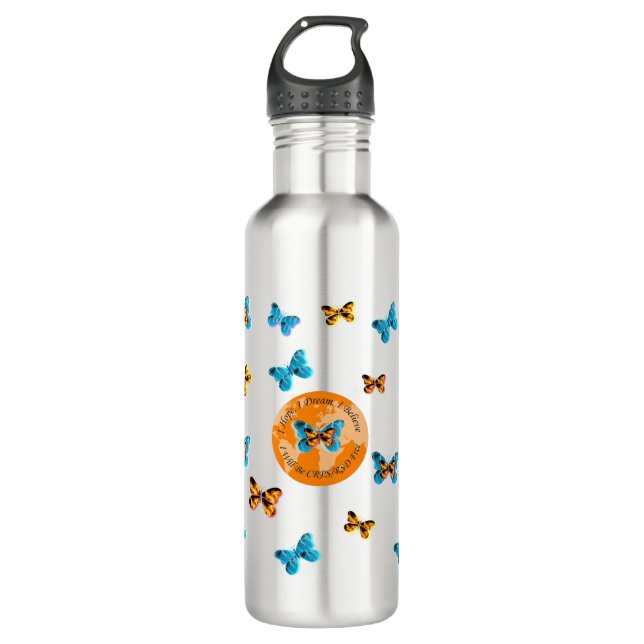 Garrafa I Hope I Dream I Believe I will be CRPS RSD FREE b (Frente)