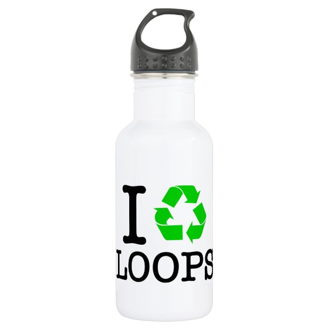 Garrafa I Loops de Reciclar (Frente)
