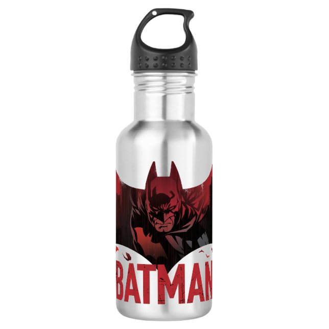 Garrafa Ícone Batman Crimson Gotham (Frente)