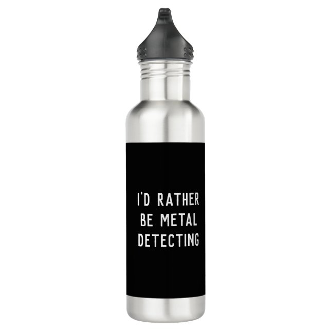 Garrafa I'D RATHER BE METAL DETECTING Water Bottle (Direita)