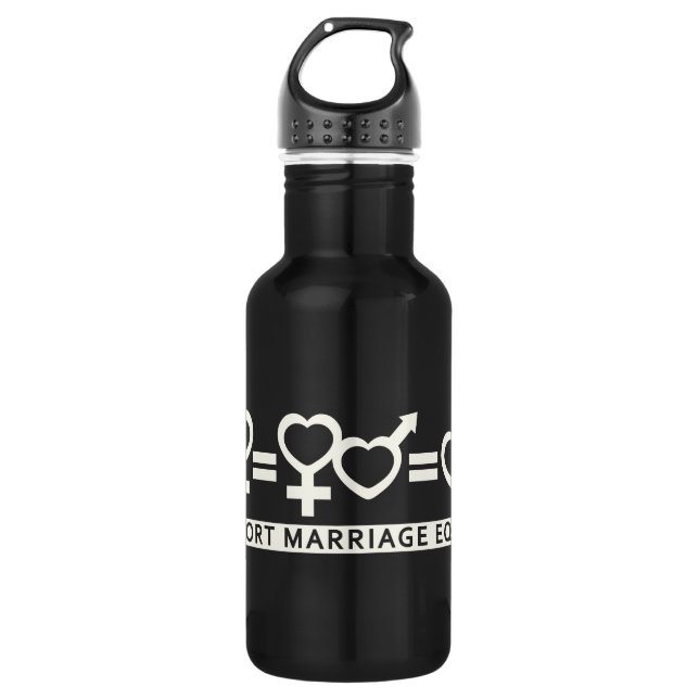 Garrafa Igualdade de casamento / Um Amor (Frente)