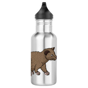Garrafa Ilustração de desenho animado de luwak luwak