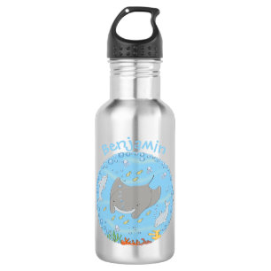 Garrafa Ilustração de desenho animado de tira-manta e bo