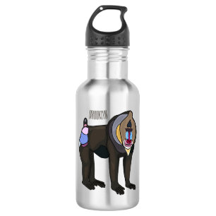 Garrafa Ilustração de desenho animado Mandrill