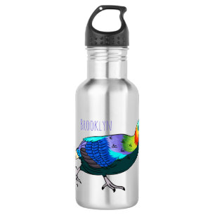 Garrafa Ilustração de desenho animado monal de aves do Him