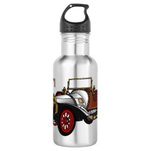 Garrafa Ilustração do desenho animado Classic car 1920
