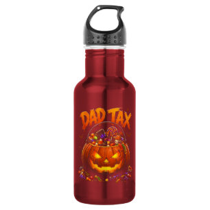 Garrafa Imposto do Pai Engraçado de Halloween Abóbora