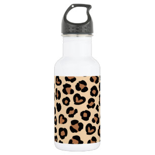 Garrafa Impressão Animal, Leopardo Castanho, Manchas de Ch