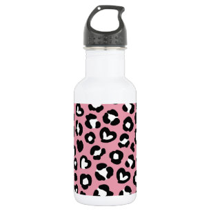 Garrafa Impressão Animal, Leopardo Rosa, Manchas de Chita,