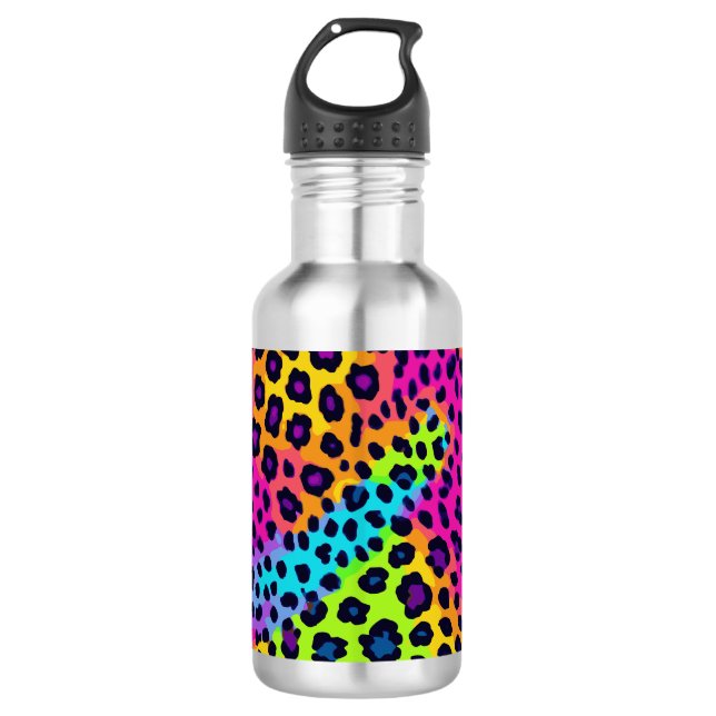 Garrafa Impressão Neon Leopard (Frente)