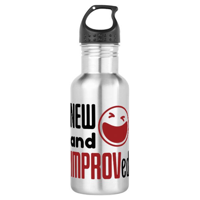Garrafa IMPROVed Novo Comediante de Melhoramento da Comédi (Frente)