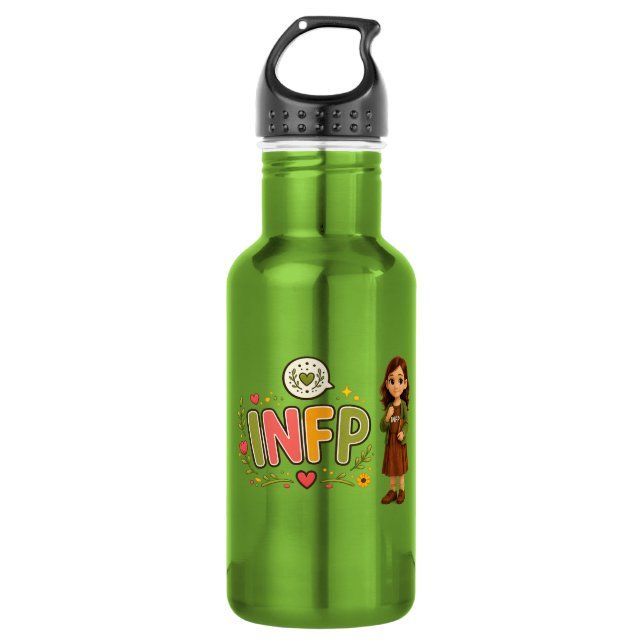 Garrafa INFP — A Sonhadora Criativa (Frente)