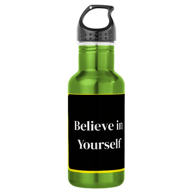 Garrafa . Inspirational Quote Bottle (Frente)
