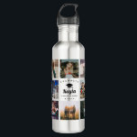 Garrafa Instagram Legal de Colagem de Fotos de Graduação M<br><div class="desc">Uma garrafa de água de colagem de fotografias do Instagram moderna e personalizada para o seu formando. Presente perfeito para a graduação ou um presente de aniversário incrível. Ela vai adorar carregandos de suas pessoas favoritas e memórias da faculdade ou segundo grau onde quer que vá!</div>