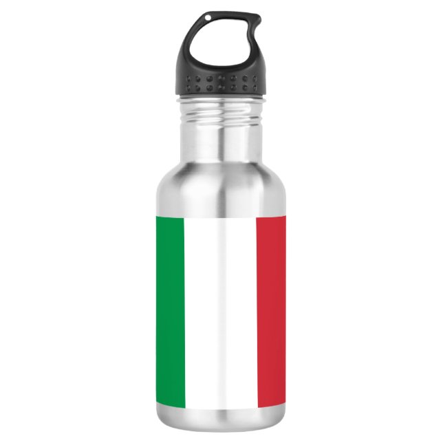 Garrafa Italia - bandeira italiana (Frente)