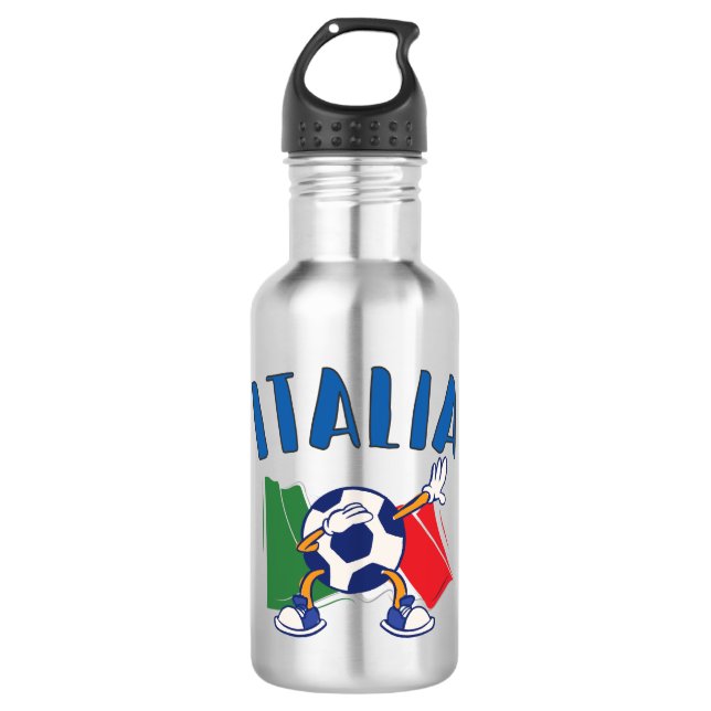 Garrafa Itália Dabbing Soccer Ball Flag (Frente)