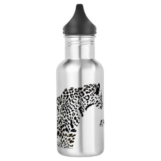 Garrafa Jaguar Preto Personalizado