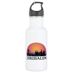 Garrafa Jerusalém Skyline - Israel Viagem