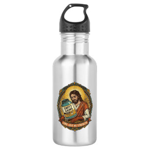 Garrafa Jesus Exausto Tubo de Proteína Vazio Humor de Acad