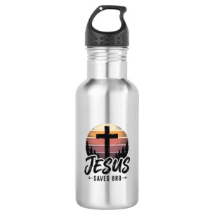 Garrafa Jesus Salva Camisa Bros Vintage Cruz Cristã Desi