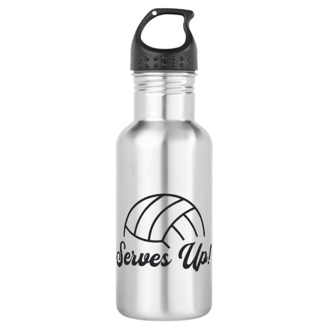 Garrafa Jogador de Voleibol Serve Presente De Voleibol De  (Frente)