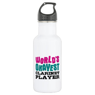 Garrafa Jogador do clarinete do Okayest do mundo