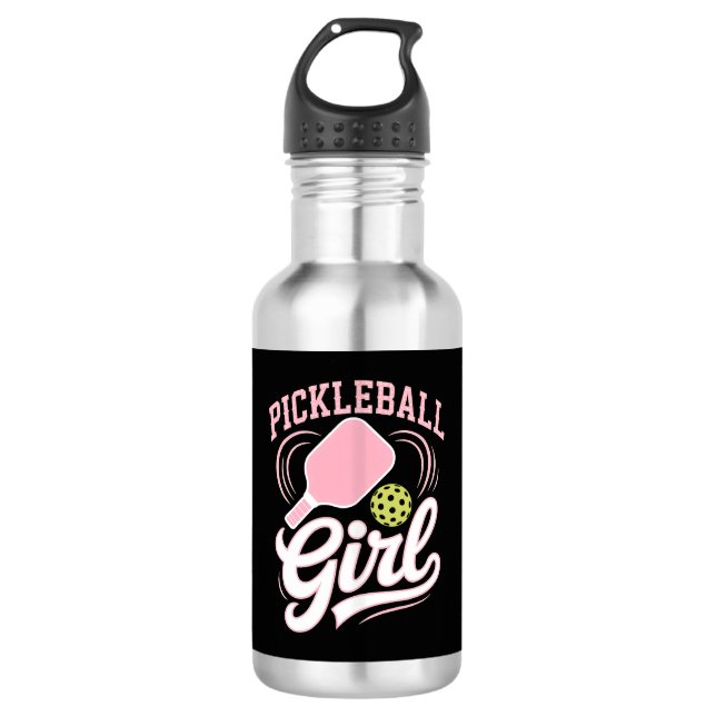 Garrafa Jogadora de Pickleball Menina (Frente)