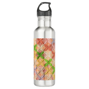 Garrafa Jogakbo, costura manual feita com bolas de MosiGol