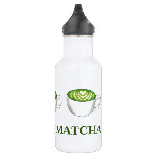 Garrafa Jogo Jogo Combinação de Matcha Verde Chá Latte Foo