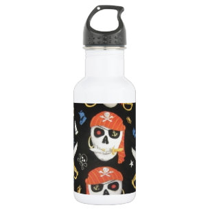 Garrafa Jolly Roger Pirate Skulls
