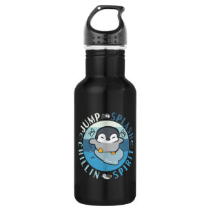 Garrafa Jump Splash Chillin Spirit - Sinta Bom Pinguim