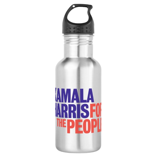 Garrafa Kamala Harris para o Presidente 2024 (Frente)