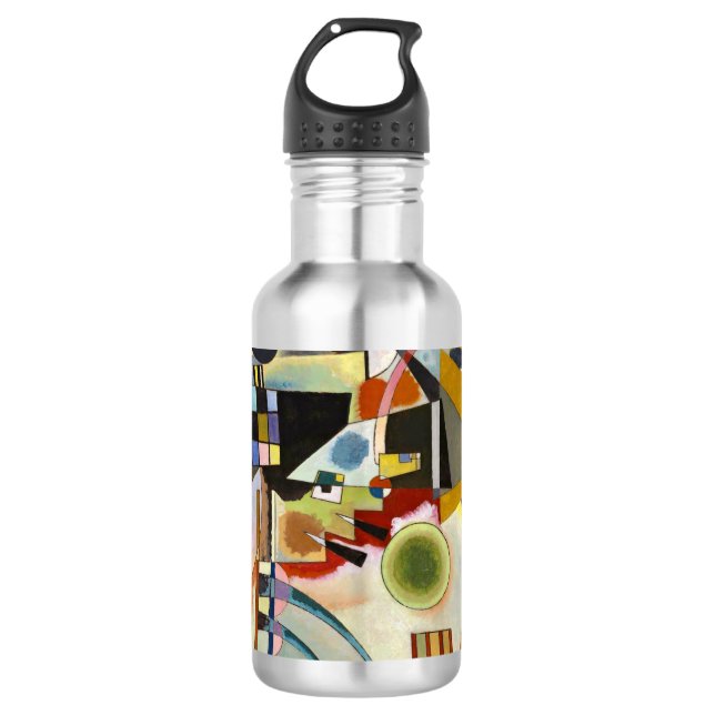 Garrafa Kandinsky Modern Abstrato Colorful Trabalho de art (Frente)
