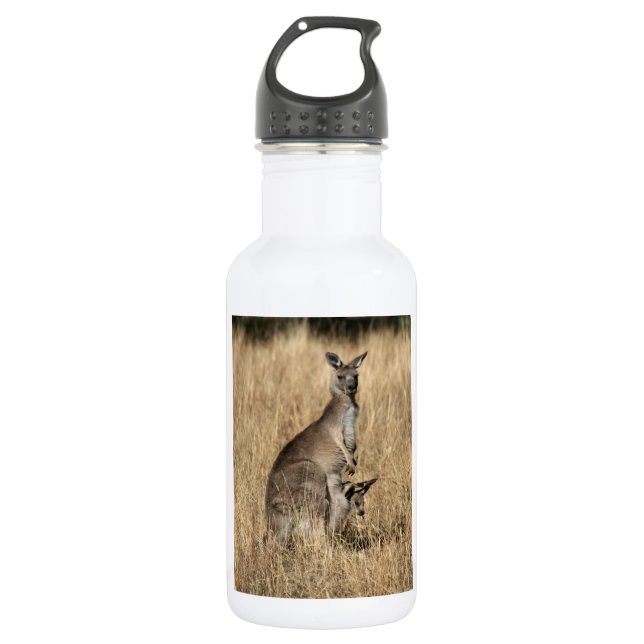 Garrafa Kangaroo com Bebê Joey em Pouch (Frente)