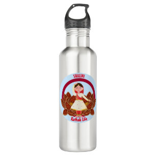 Garrafa Kathak Dance Water Bottle com Nome