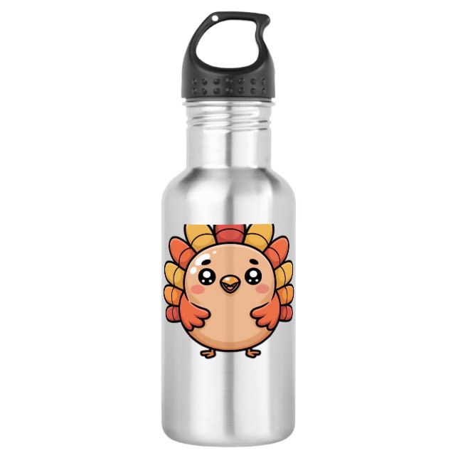 Garrafa kawaii - Camisa Clássica de Ação de Graças (Frente)
