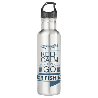 Garrafa Keep calm and go for fishing