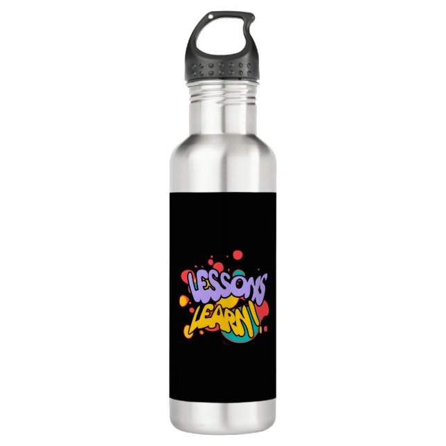GARRAFA KITCHEN PAINT SPLASH LESSONS WATER BOTTLE  (Frente)