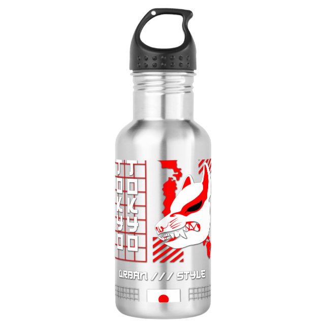 Garrafa Kitsune Fox Tokyo City (Frente)