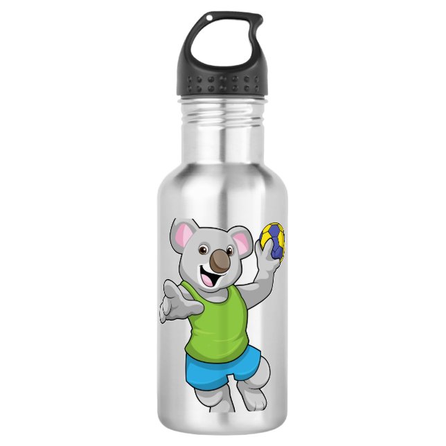 Garrafa Koala com esportes de handebol (Frente)