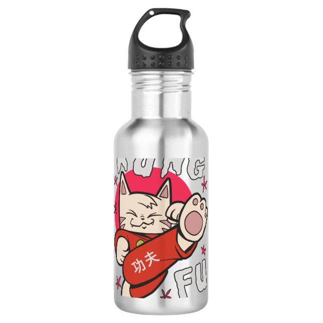 Garrafa Kung Fu Cat (Frente)