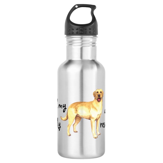 Garrafa Lab Amarelo de Emergência (Frente)