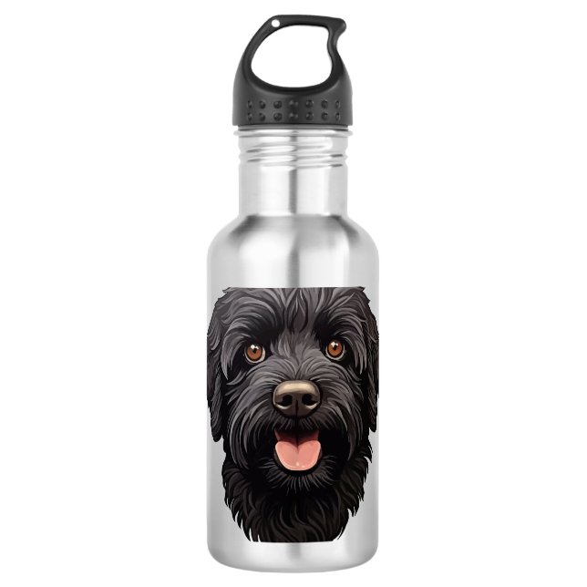 Garrafa Labradoodle Black Dog (Frente)