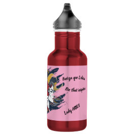 Garrafa Lady Aries - Water Bottle Zodíaco Astrología