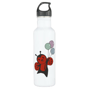 Garrafa Ladybug Balloons Voa Animais Cujos Filhos São