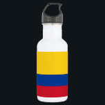 Garrafa Liberdade da Bandeira da Colômbia<br><div class="desc">Adicione um toque de orgulho colombiano à sua rotina de hidratação com a nossa garrafa de Liberty exclusiva com a bandeira da Colômbia! Criada com muita atenção aos detalhes, esta garrafa Liberdade é mais do que um mero item funcional; é uma celebração da cultura vibrante da Colômbia e do orgulho...</div>