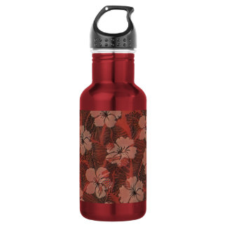 Garrafa Liberty padrão Vermelho Havaiano
