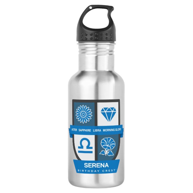 Garrafa Libra Birthday Crest™ for September 23-30 (Frente)