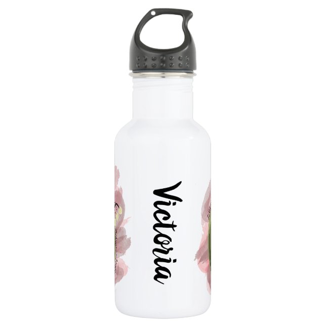 Garrafa Lily da Felicidade do Vale Personalizada (Frente)