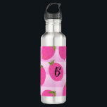 Garrafa Limões cor-de-rosa Fruta de Verão Brilhante<br><div class="desc">Garrafa de Água.</div>